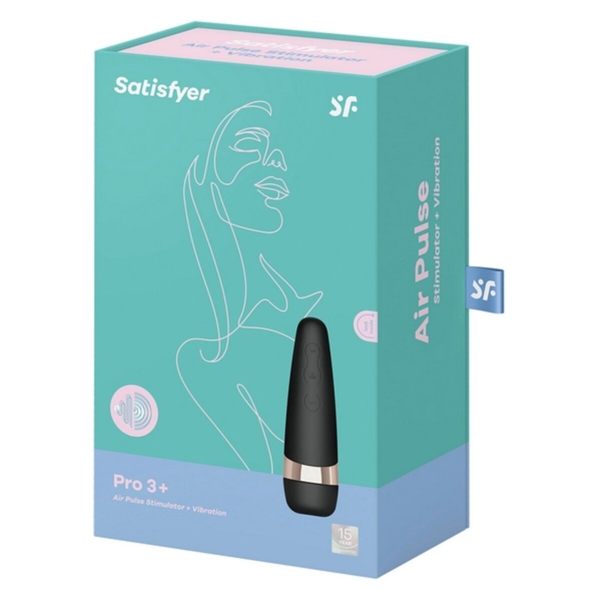 Aspirateur à clitoris Satisfyer Pro 3 + Noir