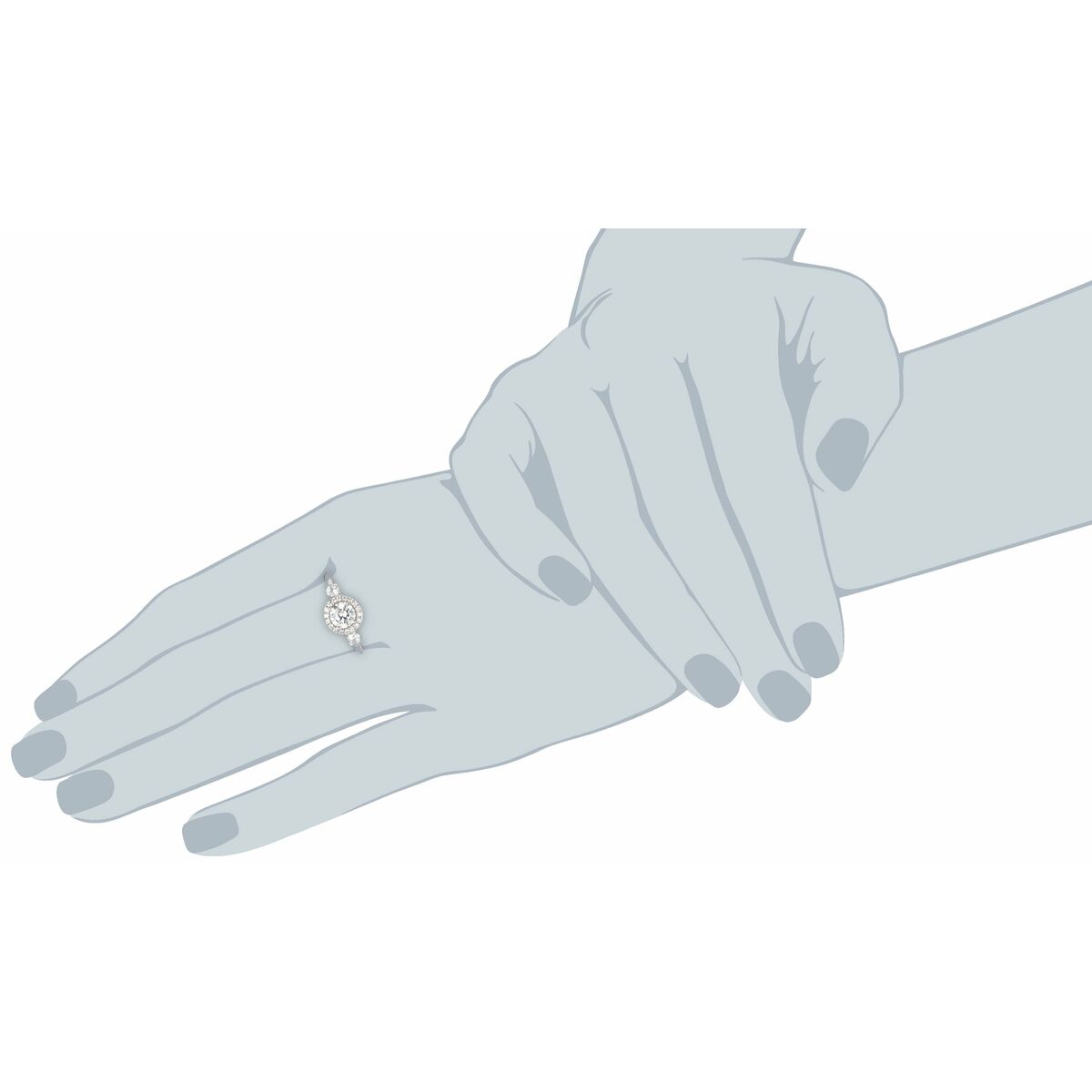 Bague Femme Diamonfire 6109941082165 (16,5)