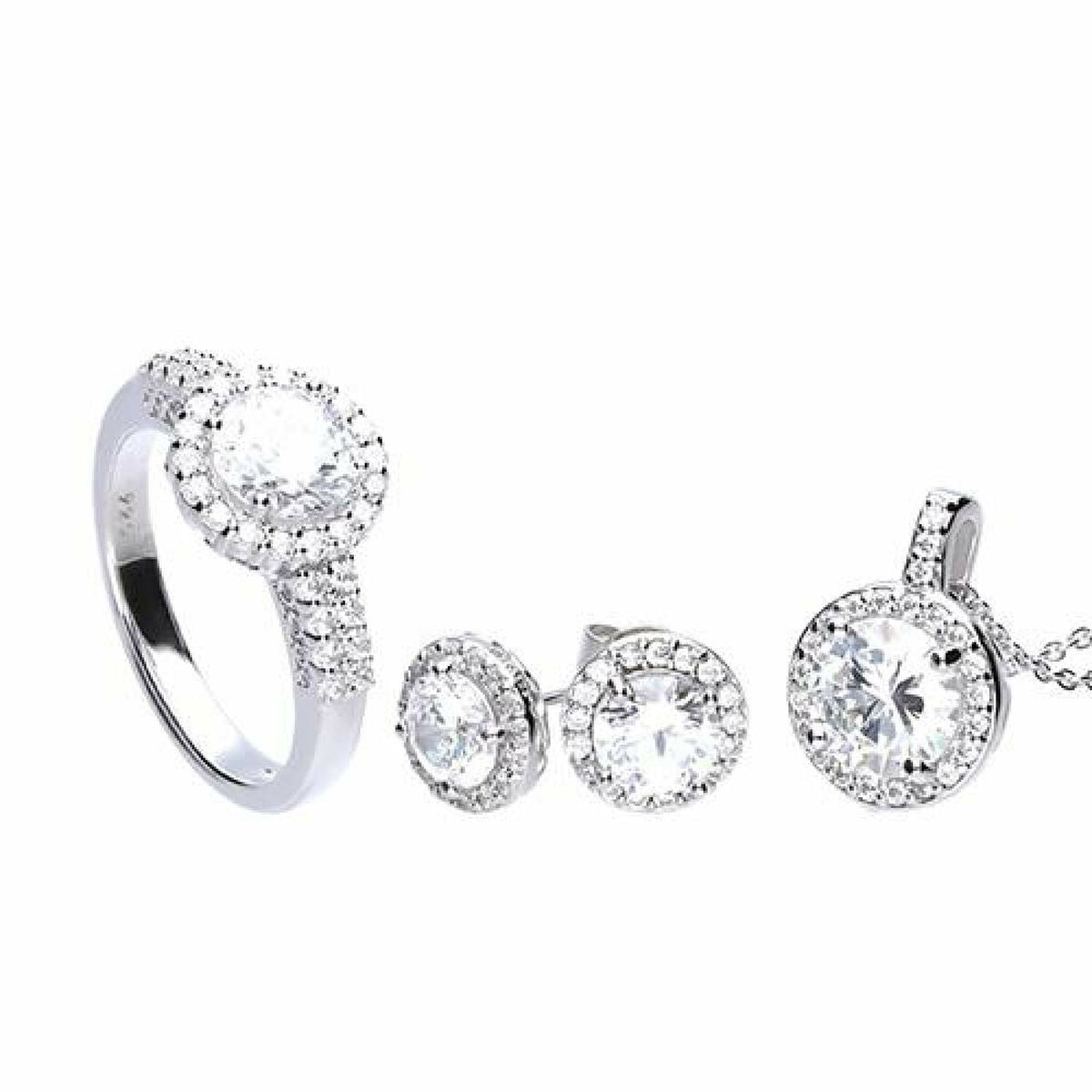 Ensemble Collier et Boucles d'oreille Diamonfire 1312691903175 Bague