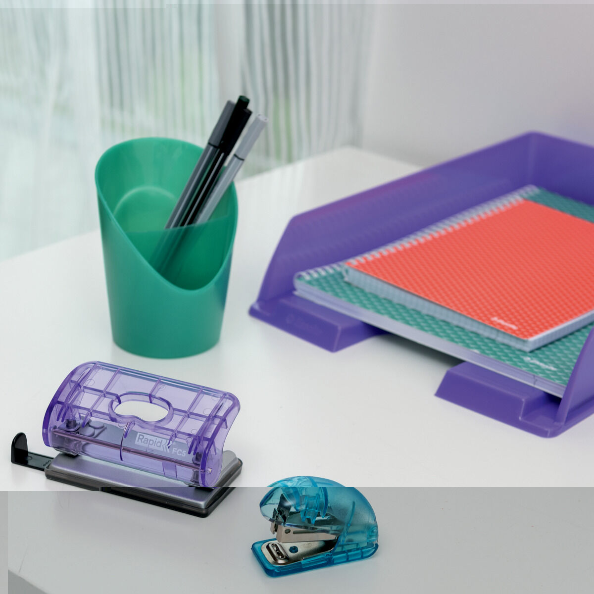 Perforeuse Rapid Rapid Colour'Breeze FC5 Corail