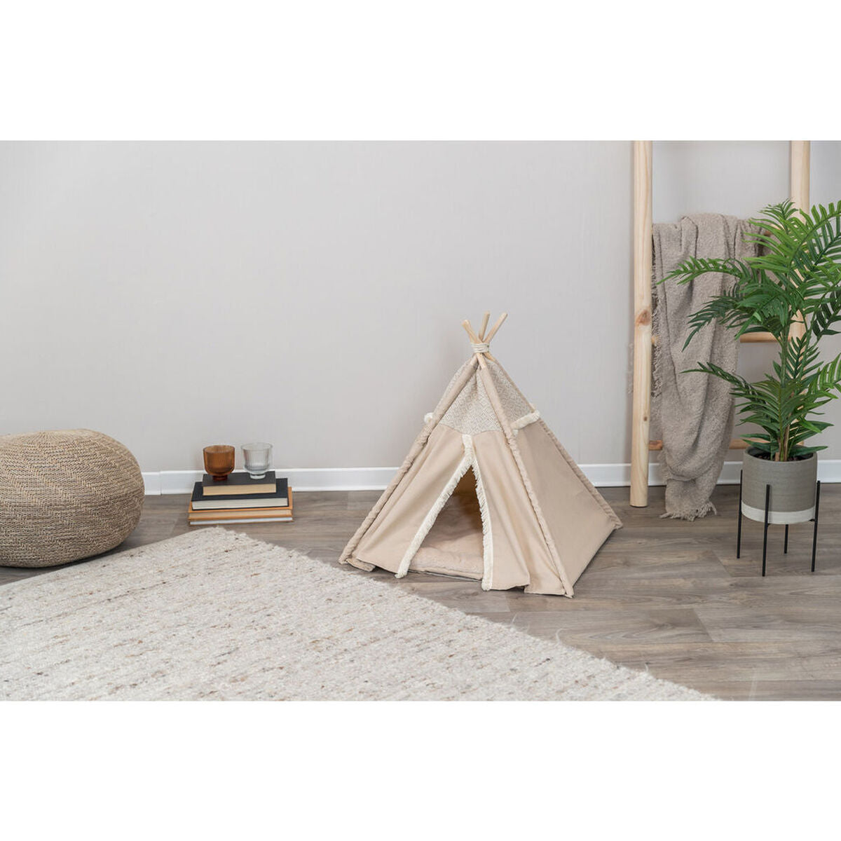 Lit pour animal domestique Trixie Beige 55 × 65 × 55 cm