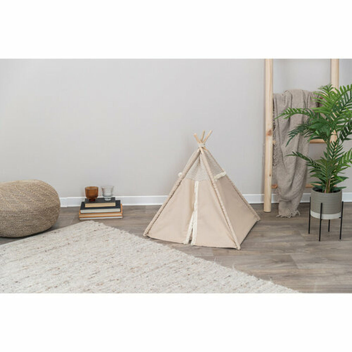 Lit pour animal domestique Trixie Beige 55 × 65 × 55 cm
