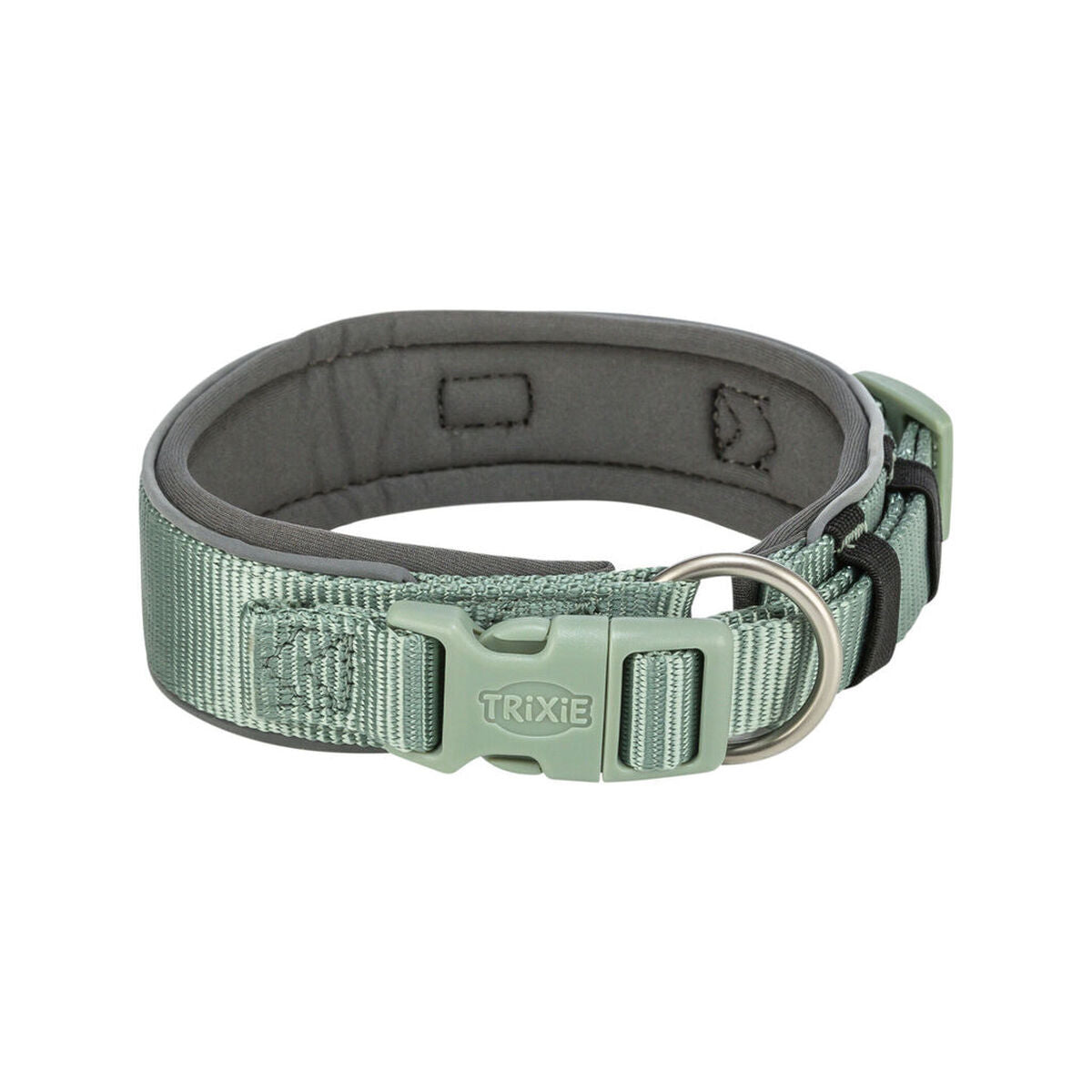 Collier pour Chien Trixie Premium Vert Graphite S/M 33-42 cm
