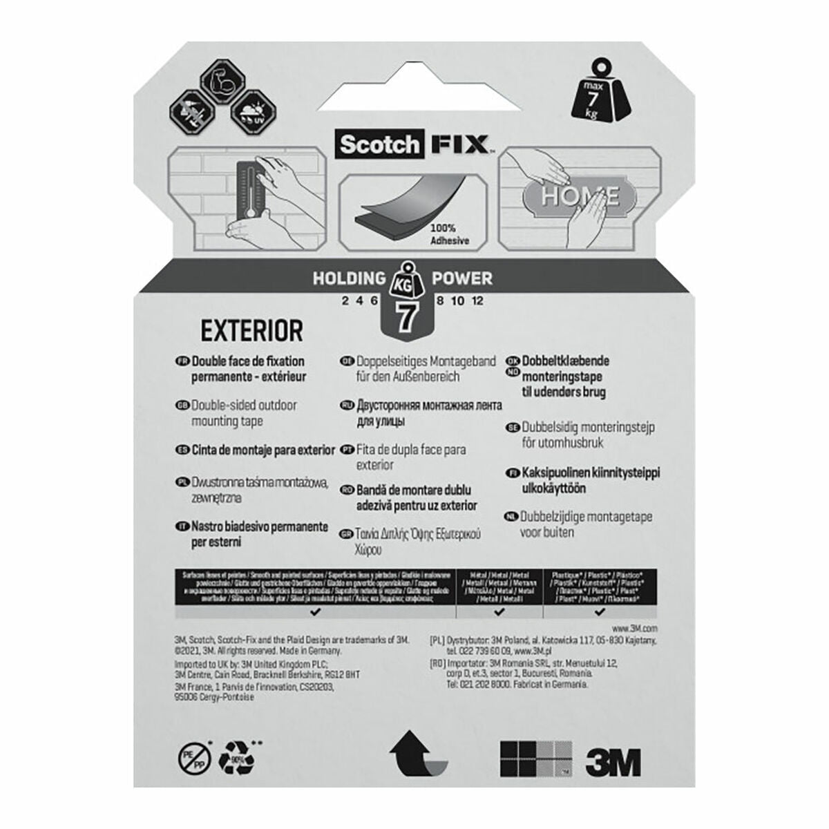 Ruban adhésif double face Scotch 19 mm x 5 m