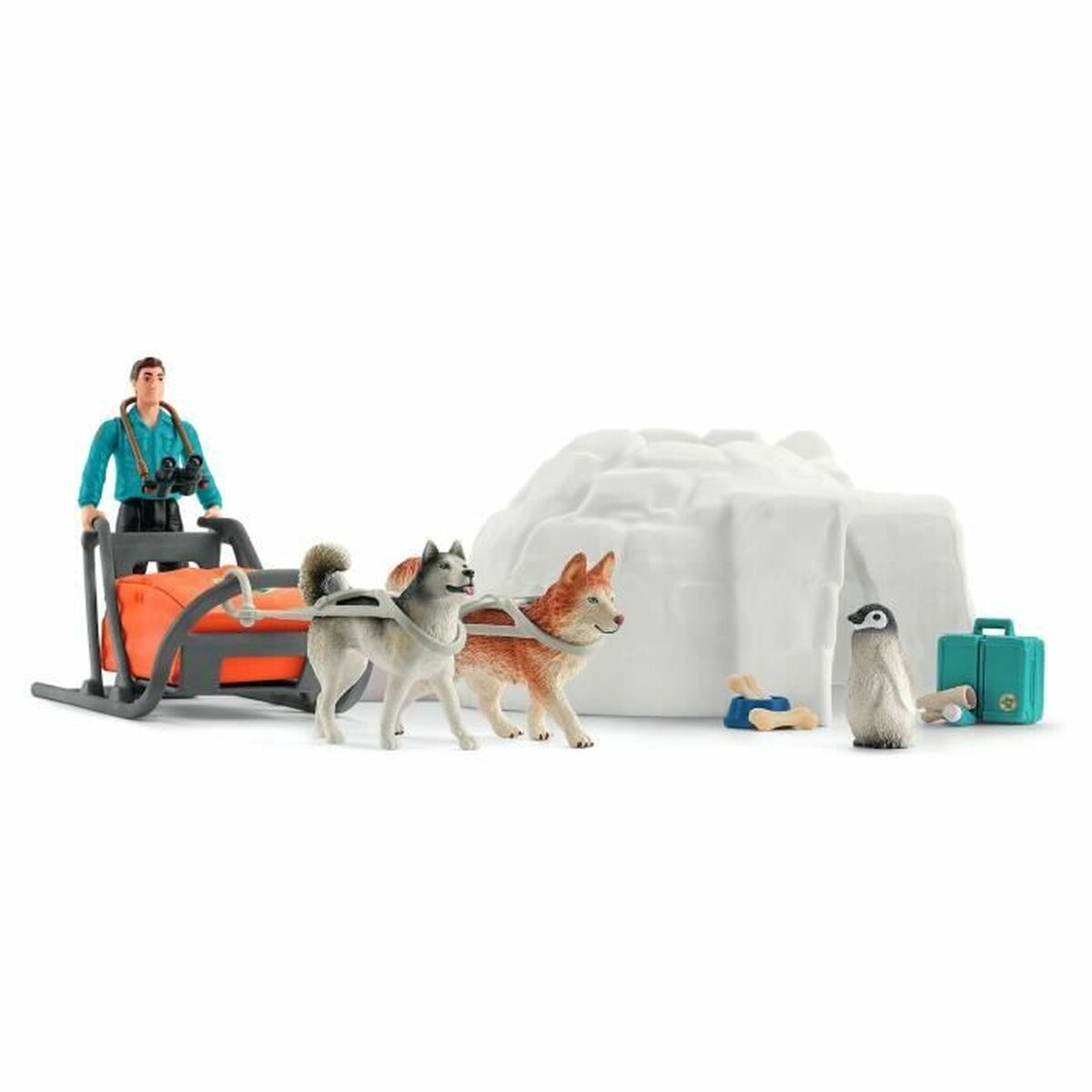 Playset Schleich 42558 Wild Life Antarctica Expedition Set 16 Pièces 19 Pièces
