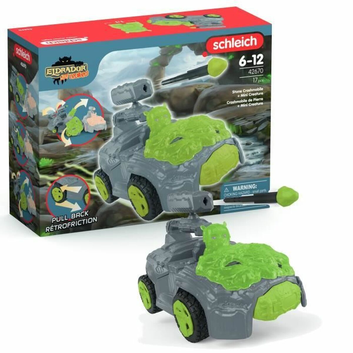 Playset Schleich Pierre's Crashmobile 17 Pièces