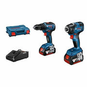 Set de forage et accessoires BOSCH GDR 18V-200 + GSR 18V-55 + GBA 18V 2x4.0Ah + GAL 18V-40 18 V