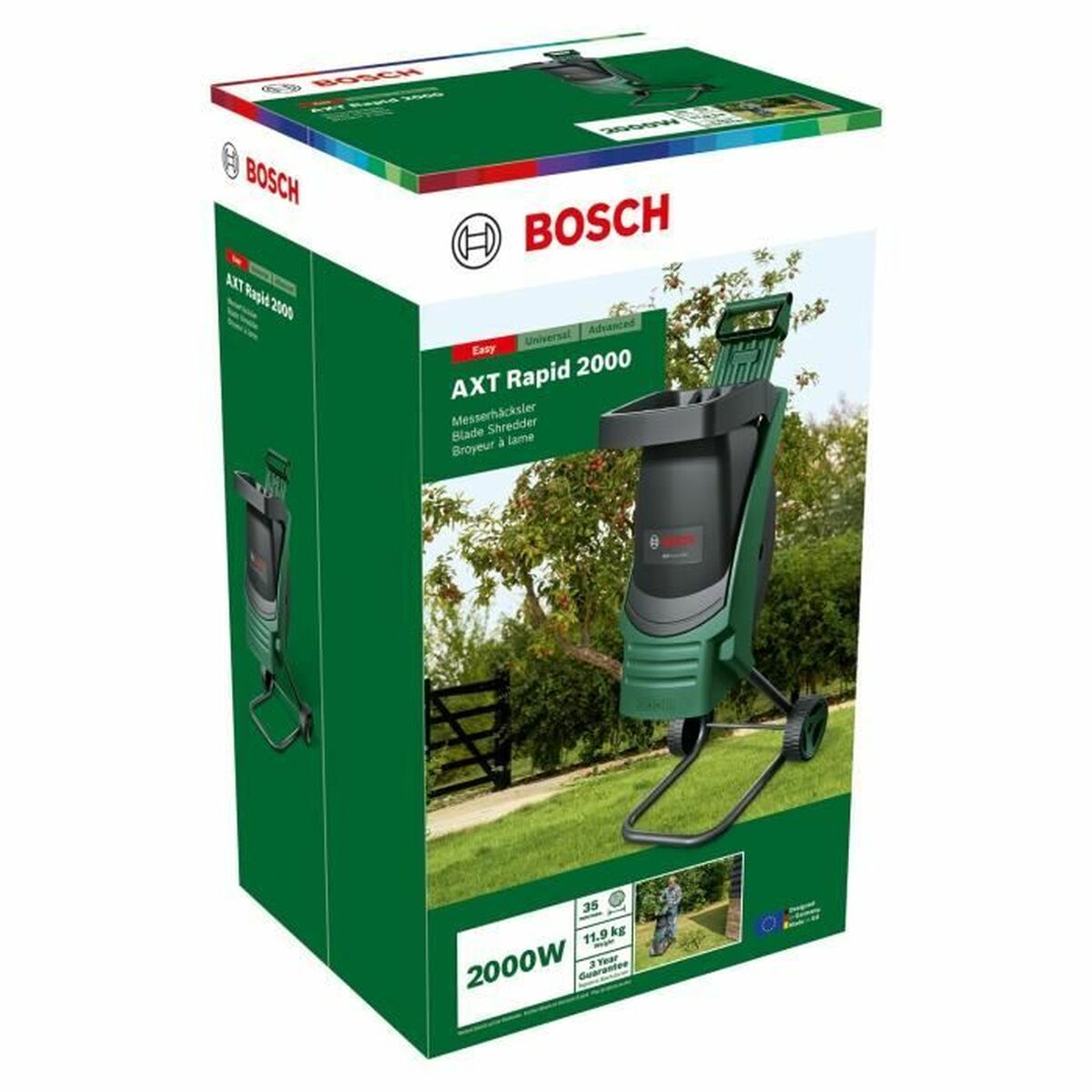Broyeur de jardin BOSCH AXT RAPID 2000 2000 W