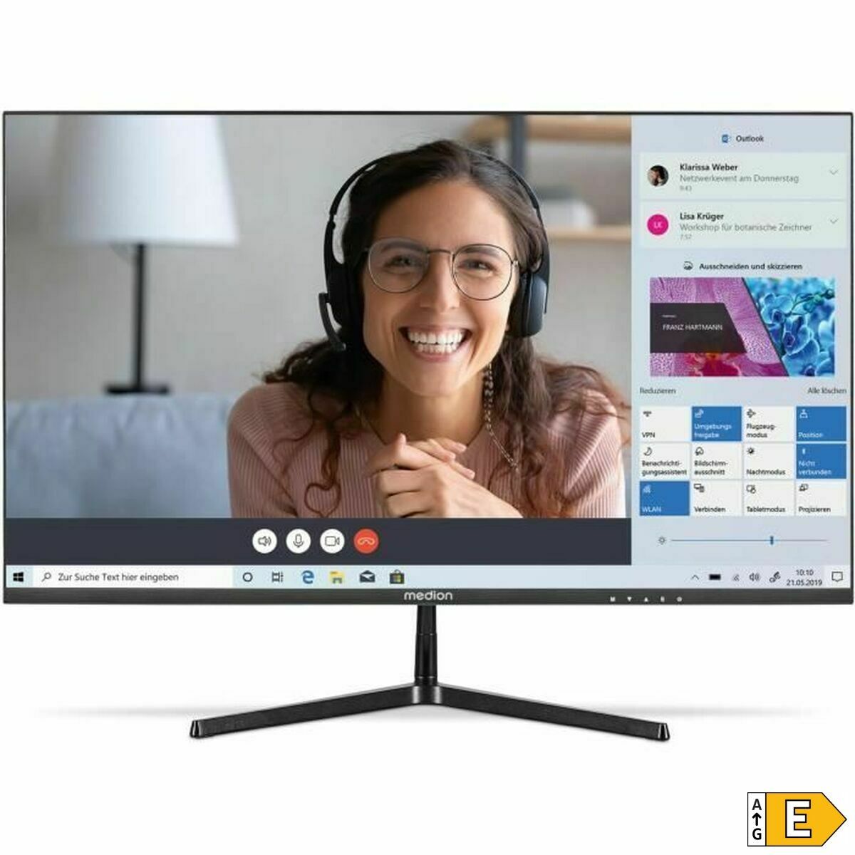 Écran Medion 30036272 Full HD LCD 22"