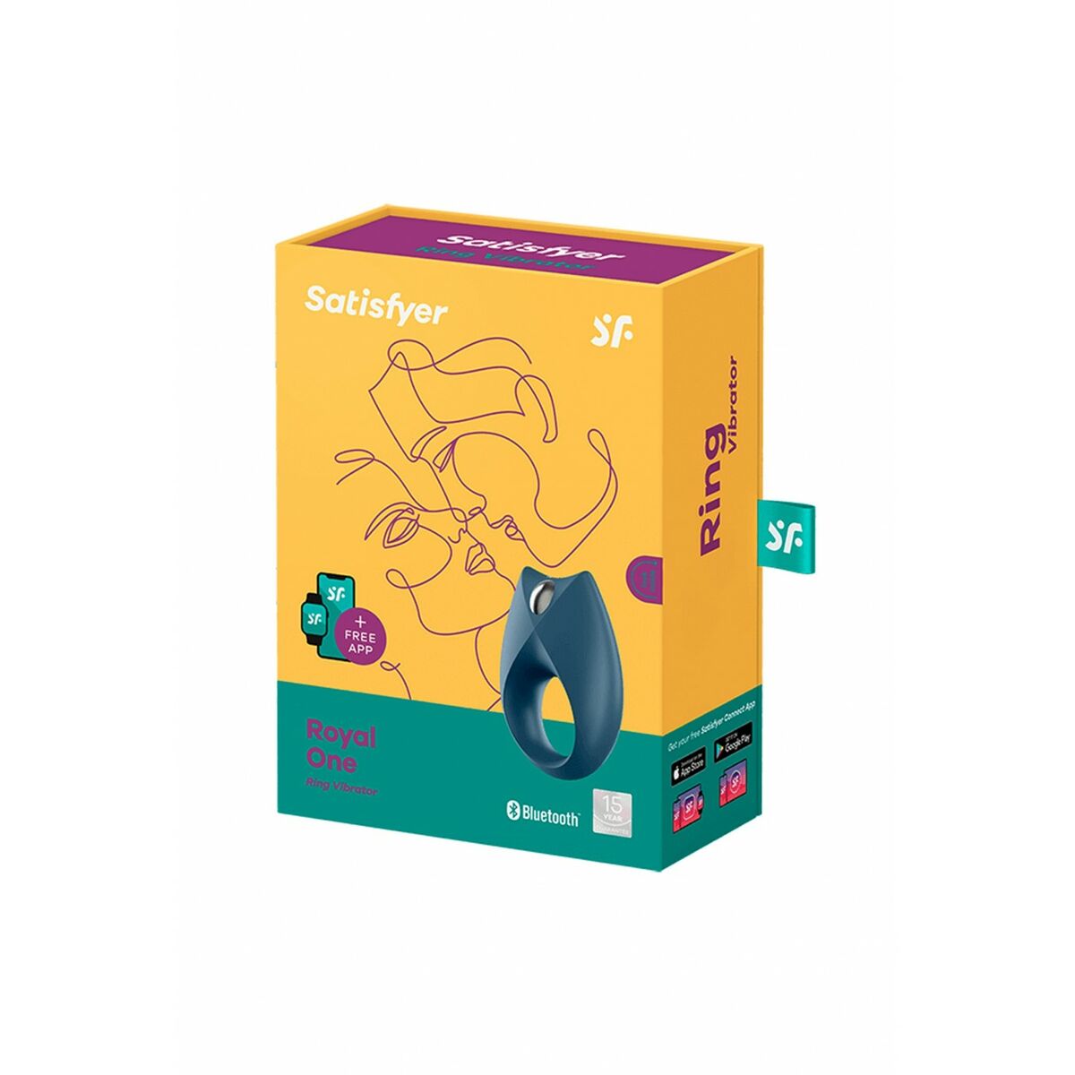 Rouge à lèvres vibrant Satisfyer SATRO Bleu