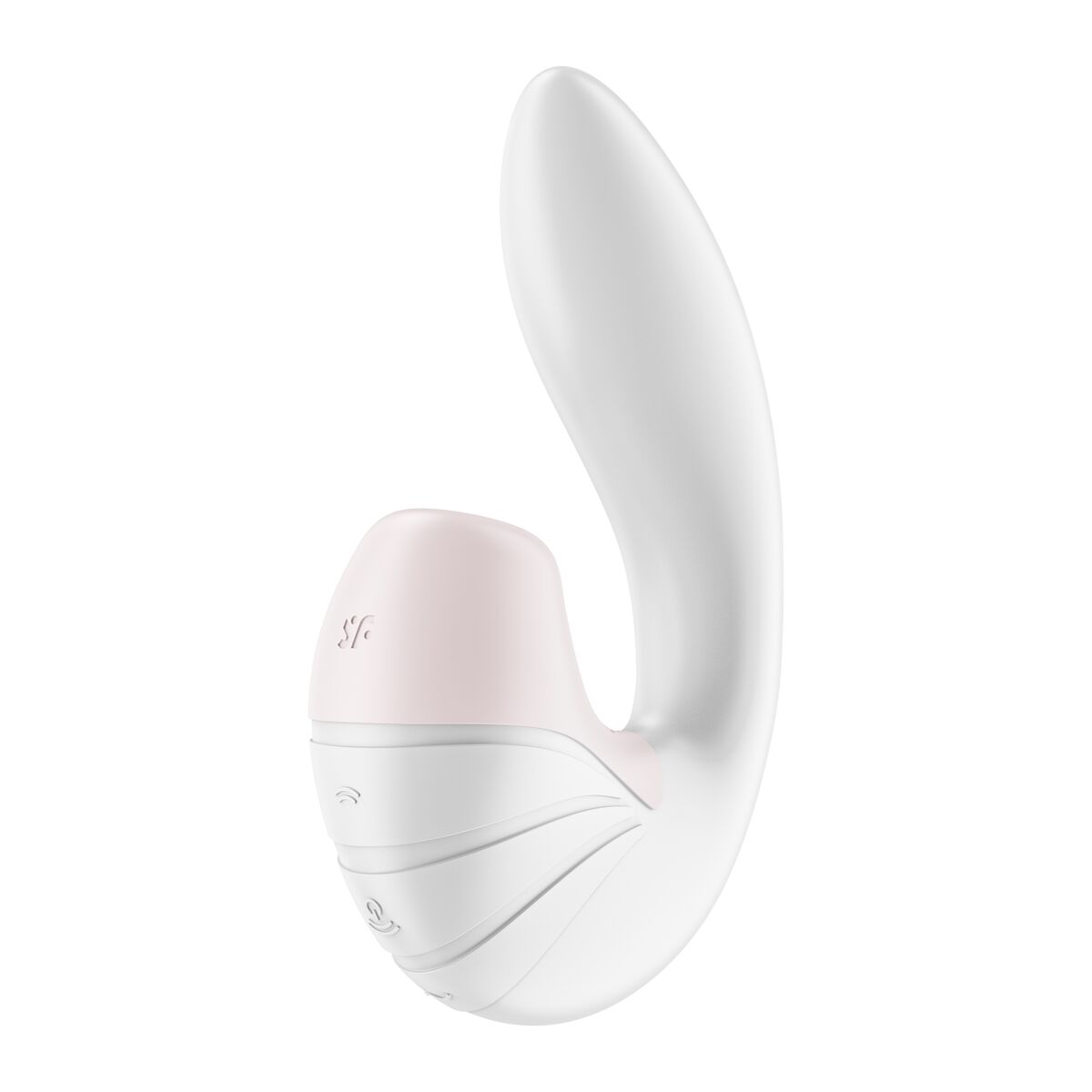 Vibration de Stimulation Double Satisfyer Supernova Blanc