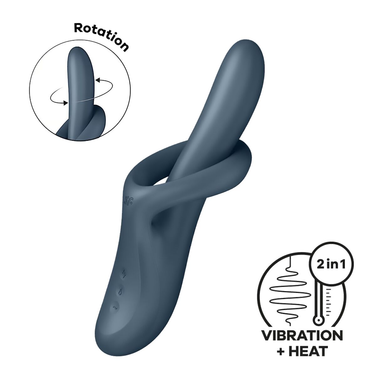 Vibrateur G-Spot Satisfyer Gris