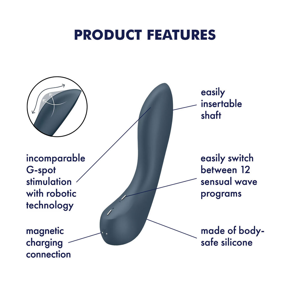 Vibrateur G-Spot Satisfyer Noir