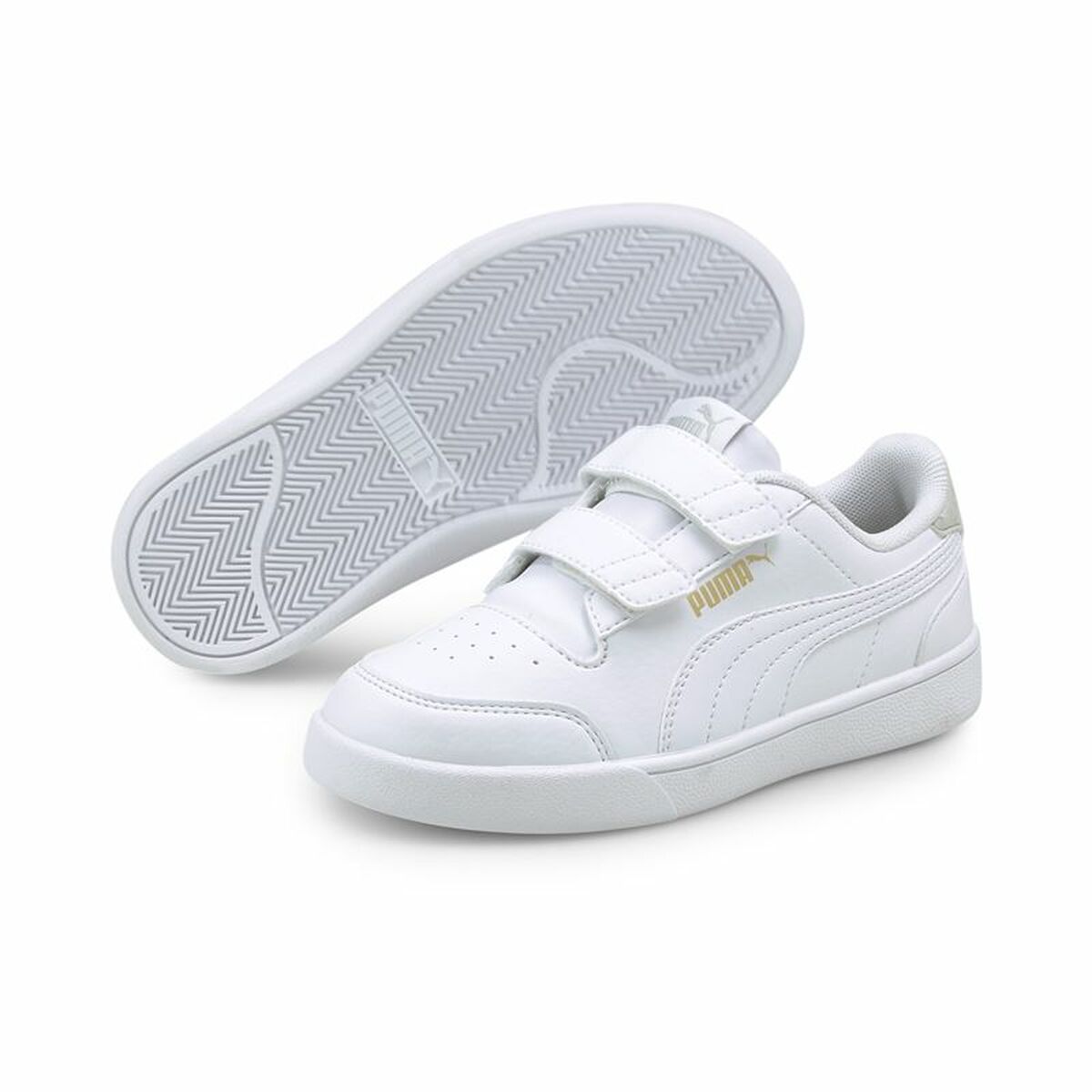 Chaussures de Sport pour Enfants Puma 	Shuffle V Blanc