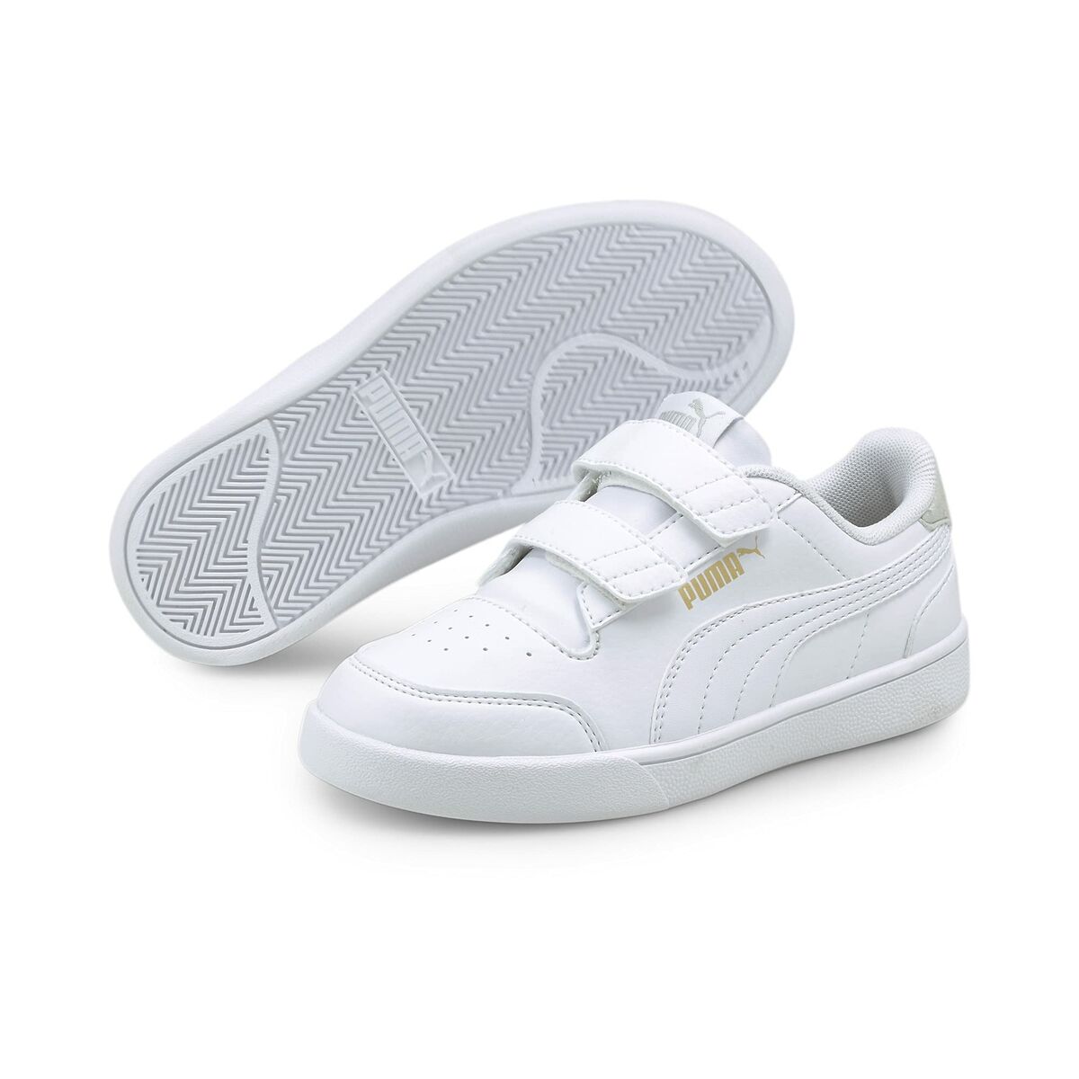 Chaussures de Sport pour Enfants Puma 	Shuffle V Blanc