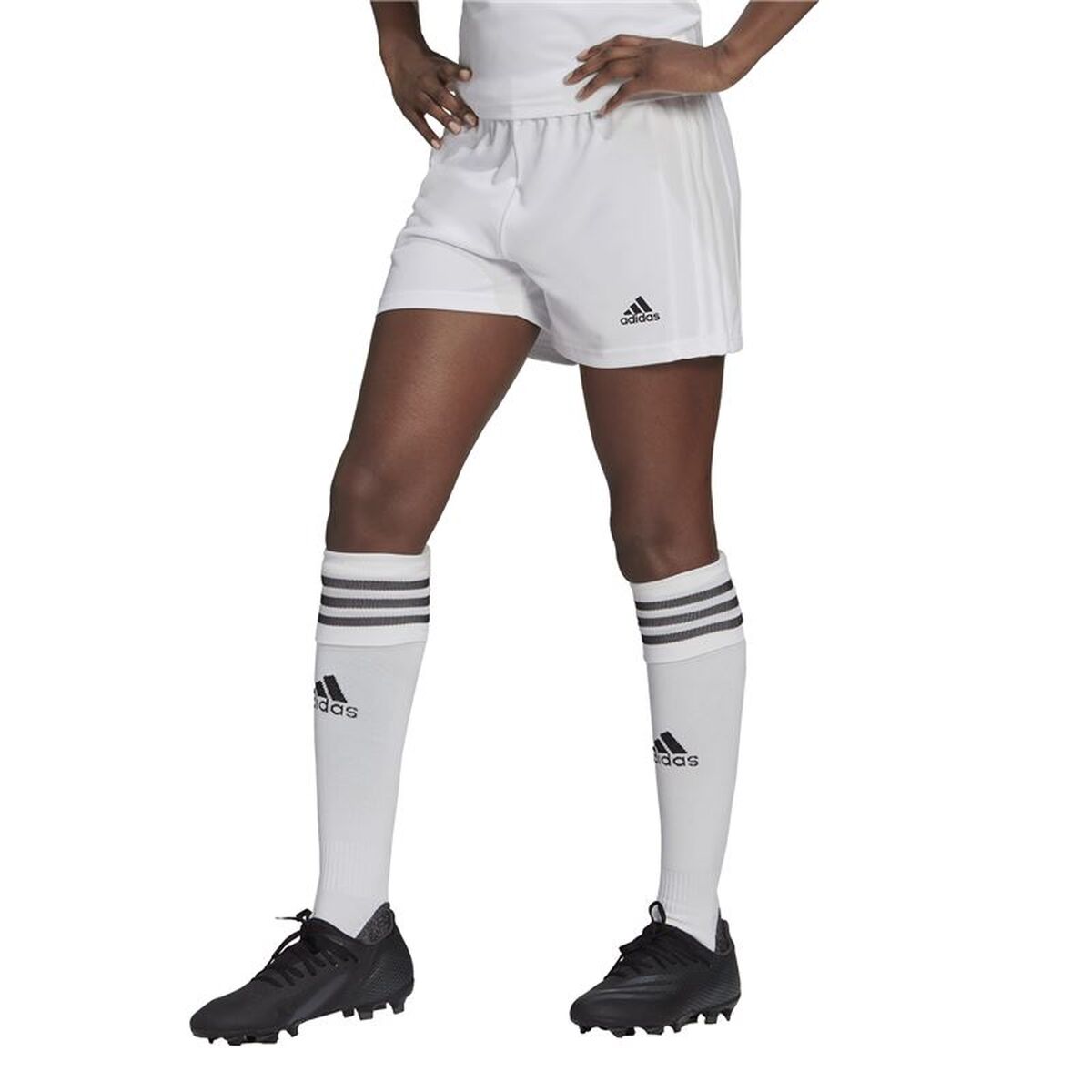 Short de Sport Adidas Squad 21 Blanc