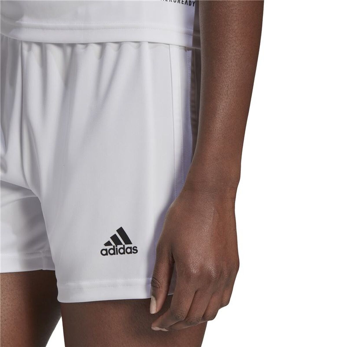 Short de Sport Adidas Squad 21 Blanc
