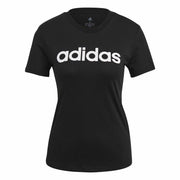 T-shirt à manches courtes femme Adidas Lin T Noir (XS)