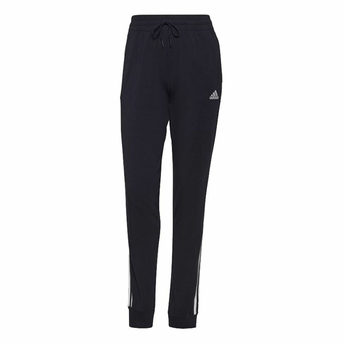 Pantalon de sport long Adidas Essentials 3 Bandas W Blue marine Femme