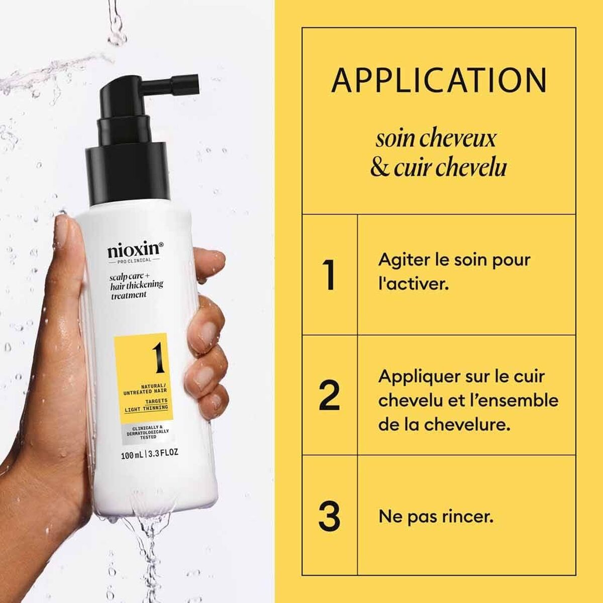 Traitement capillaire réparateur Nioxin System 1 Scalp 100 ml