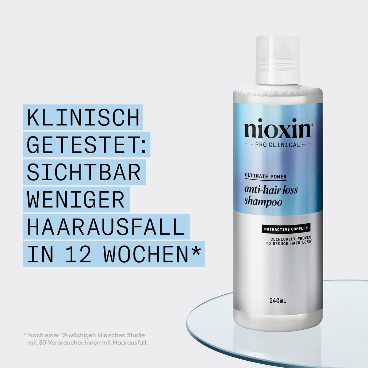 Shampooing antichute de cheveux Nioxin Anti-Hairloss 240 ml