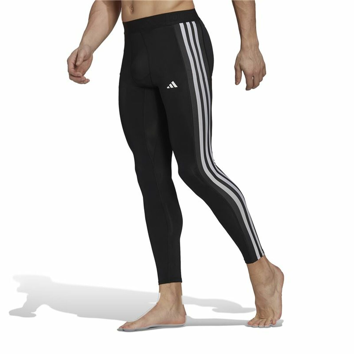 Leggings de sport pour homme Adidas Tf 3S L Tight Noir (2XL)