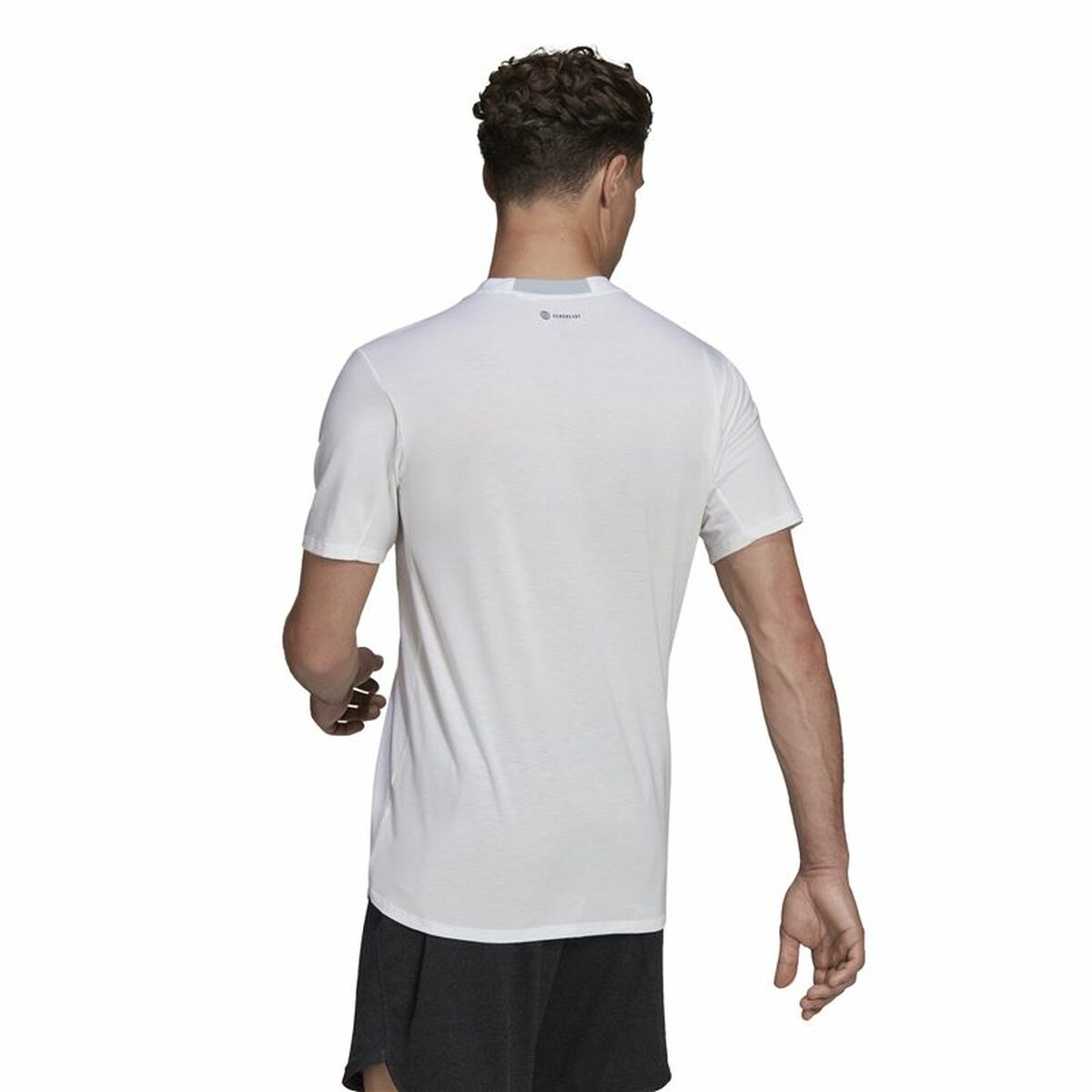 T-shirt à manches courtes homme Adidas D4T Blanc