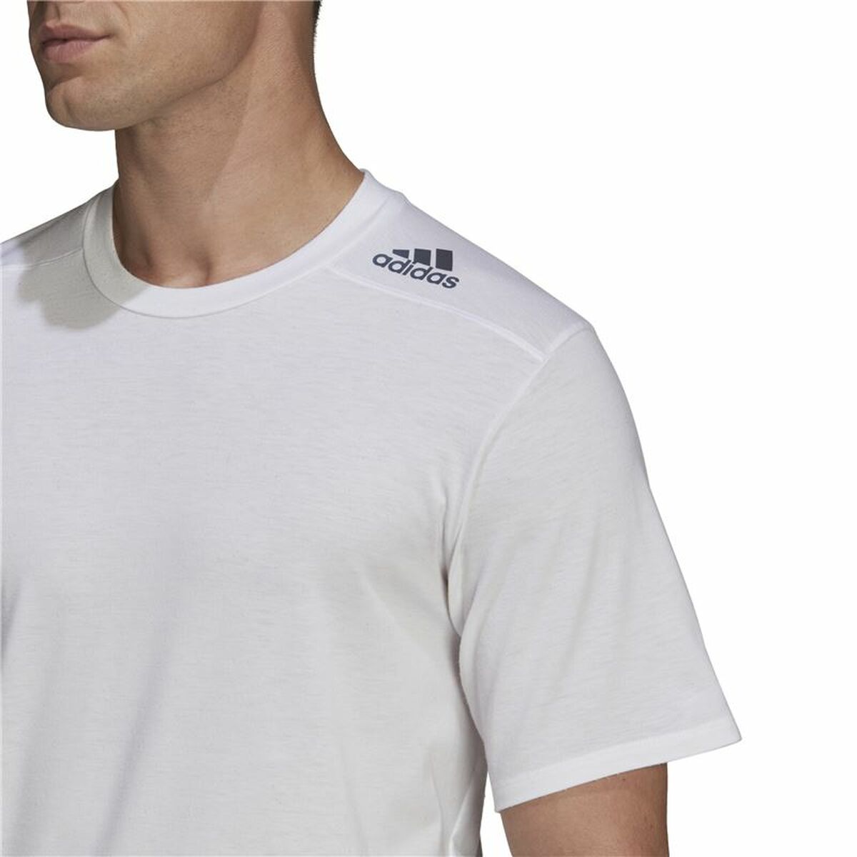 T-shirt à manches courtes homme Adidas D4T Blanc