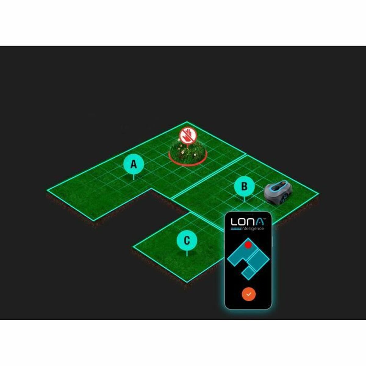 Robot tondeuse Gardena Smart SILENO Free 400 M² 800 m²