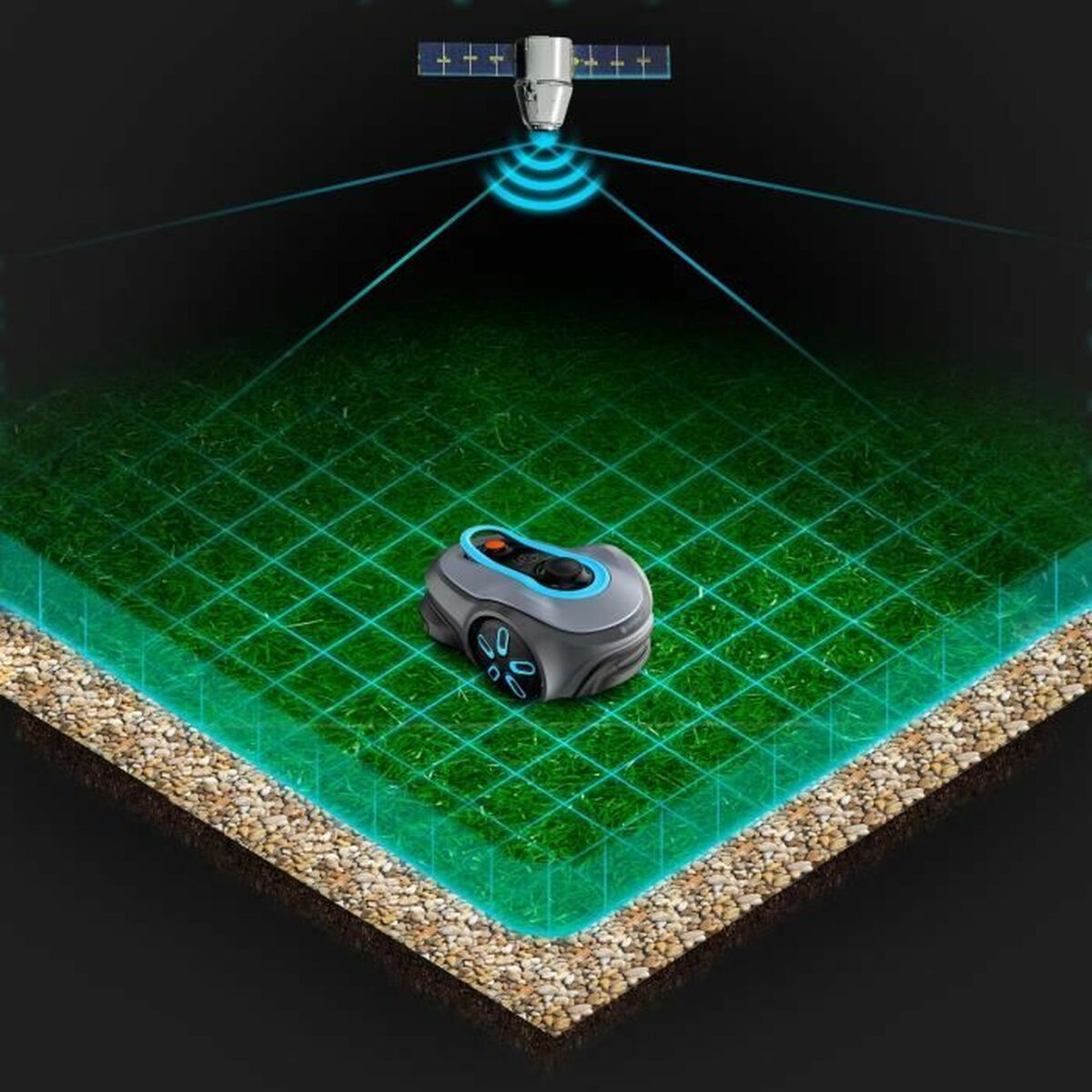 Robot tondeuse Gardena Smart SILENO Free 1500 M² 100 m 1000 m² 250 m 180 m 800 m² 220 m 750 m² 1800 M²