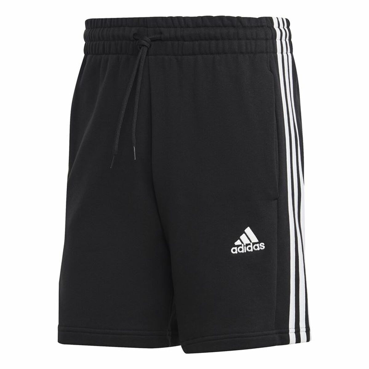 Shorts pour Hommes Adidas 3S Ft Sho Noir (XS)