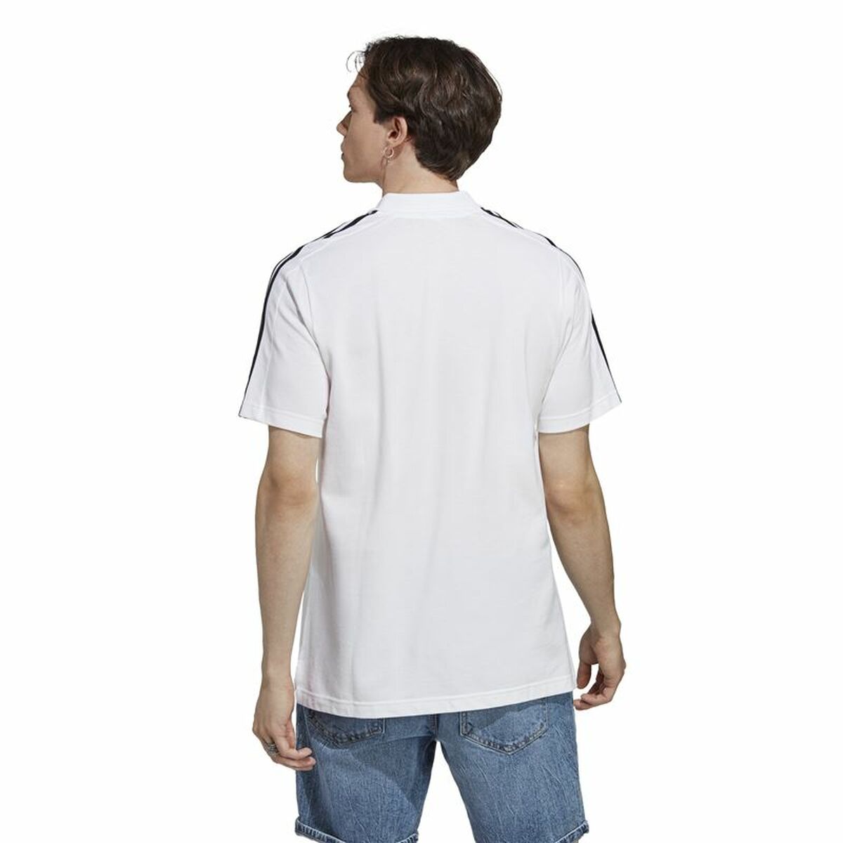 Polo à manches courtes homme Adidas Essentials Blanc XL