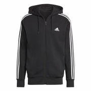 Sweat à capuche homme Adidas Essentials French Terry 3 bandas Noir