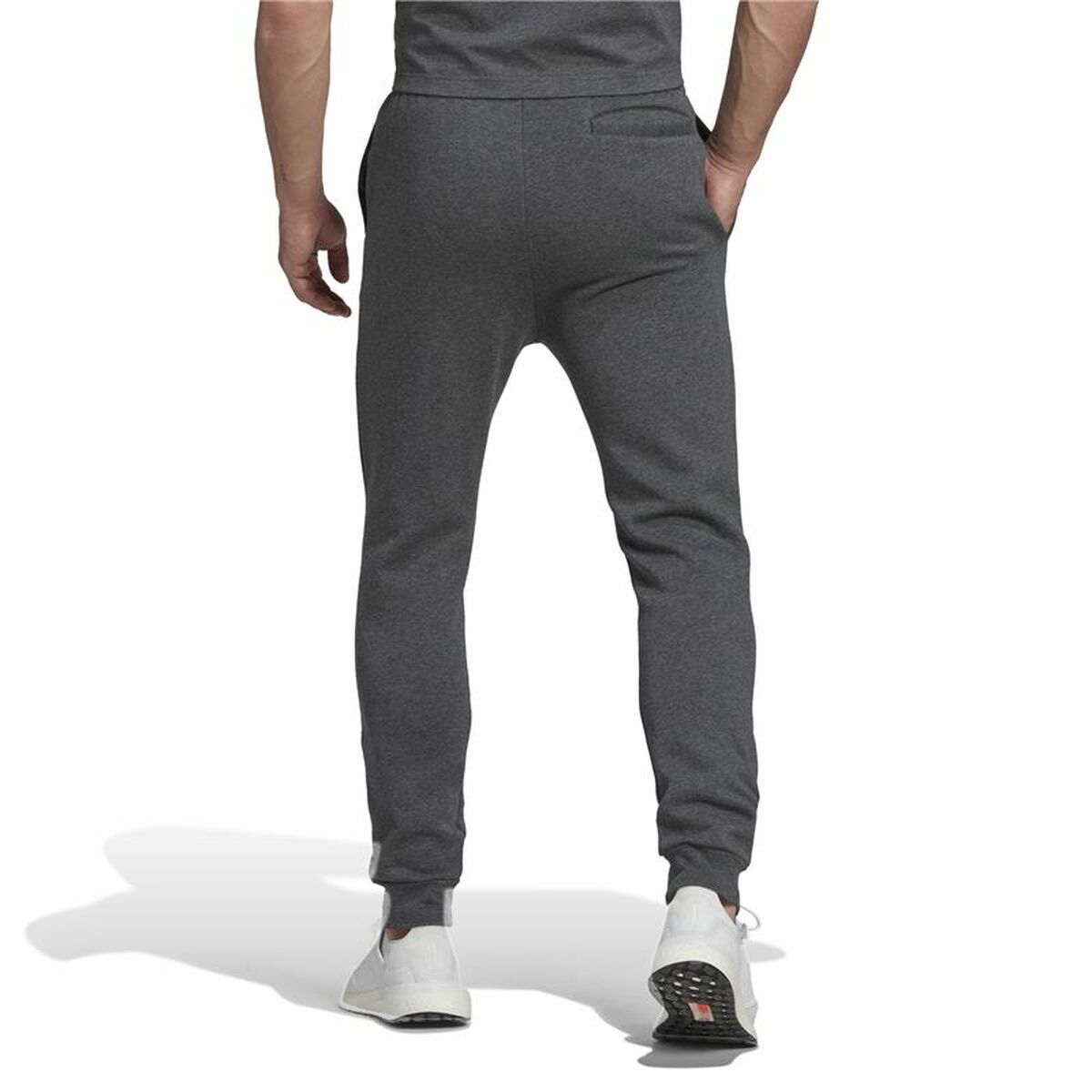 Pantalon de sport long Adidas Essentials Regular Tapered Gris foncé