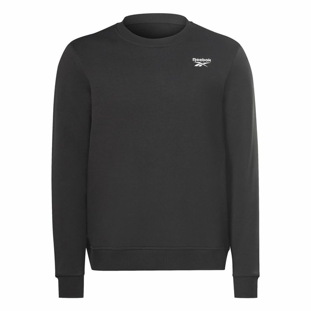 Sweat sans capuche Reebok Identity Left Chest Logo Crew Noir M
