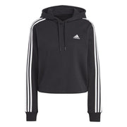 Sweat à capuche femme Adidas 3S Ft Cr Noir
