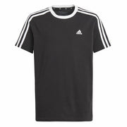 T shirt à manches courtes Enfant Adidas Essentials Bleu Noir
