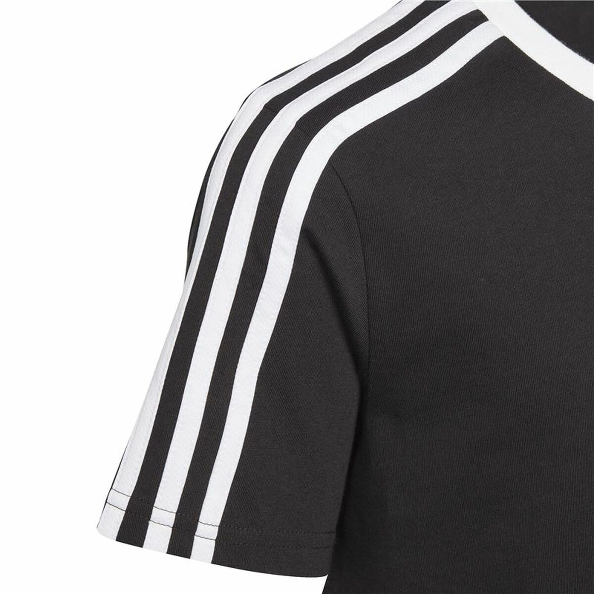 T shirt à manches courtes Enfant Adidas Essentials Bleu Noir