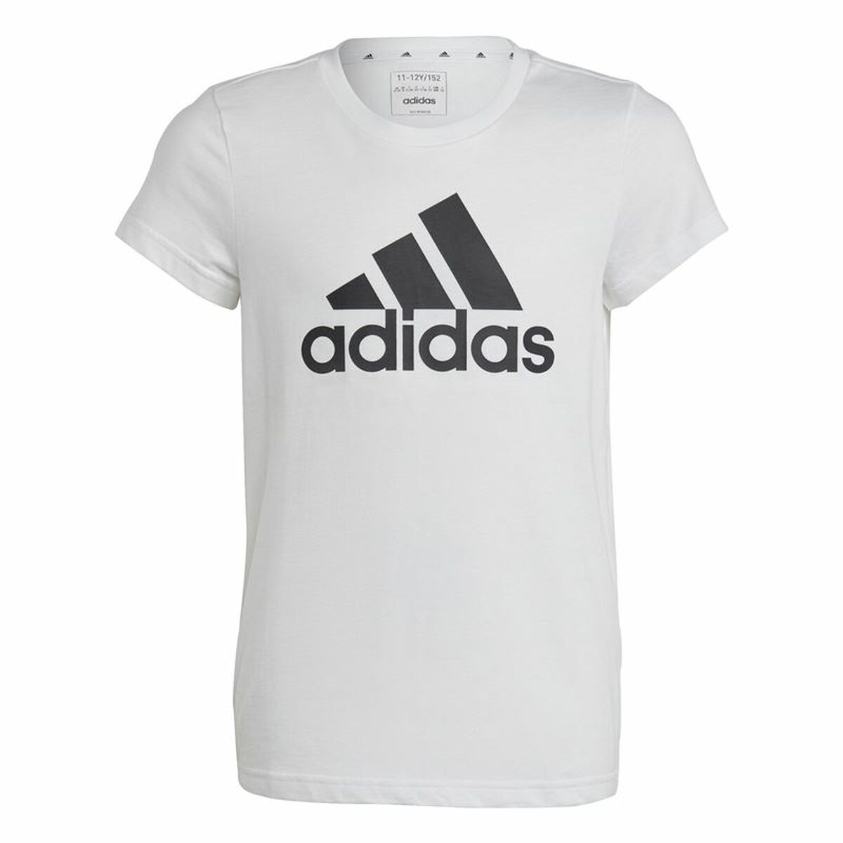 T shirt à manches courtes Enfant Adidas Essentials Blanc