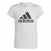T shirt à manches courtes Enfant Adidas Essentials Blanc