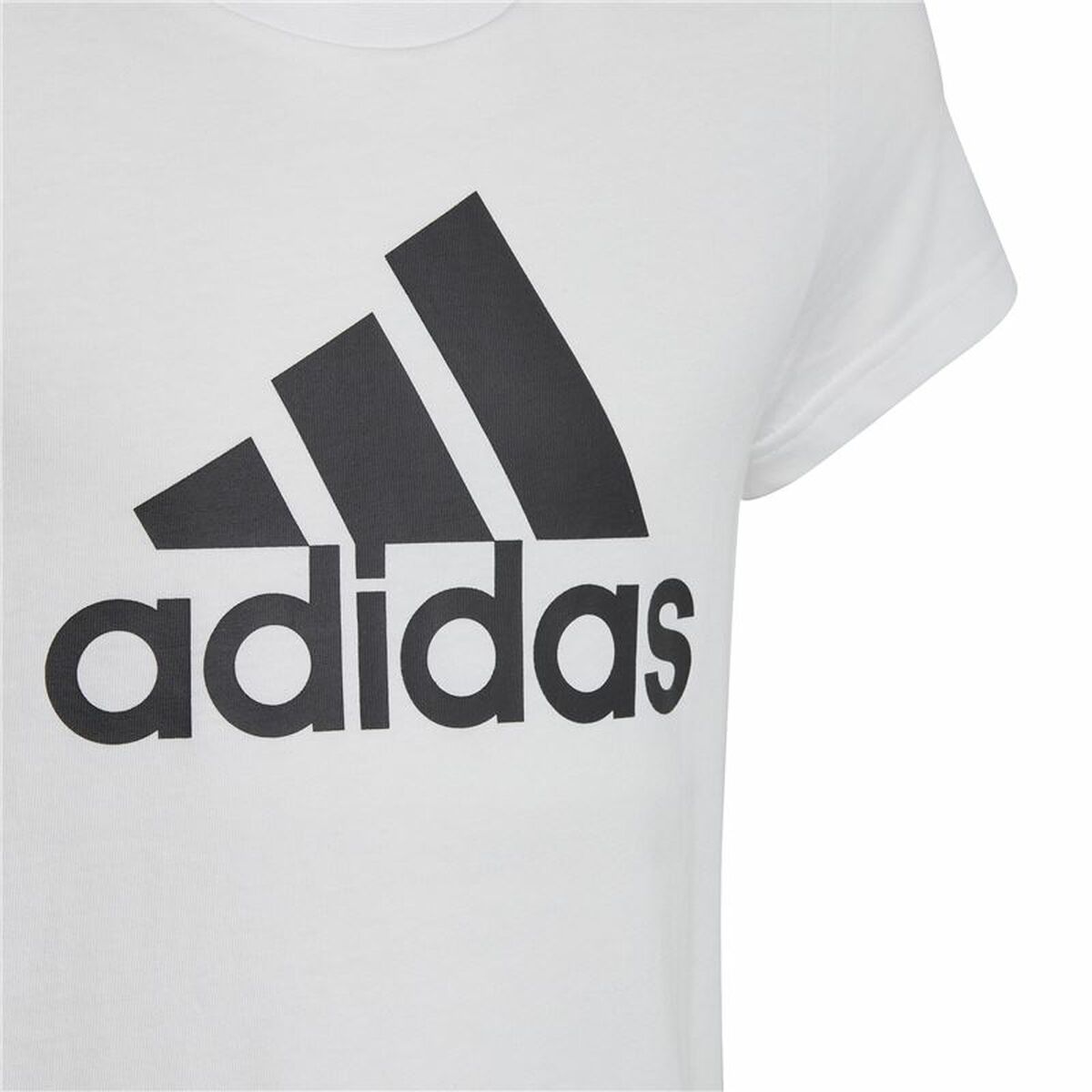 T shirt à manches courtes Enfant Adidas Essentials Blanc