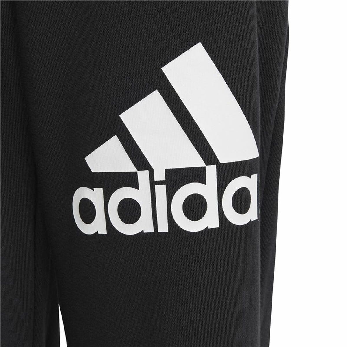 Pantalon de Sport pour Enfant Adidas Fit Big Logo Noir