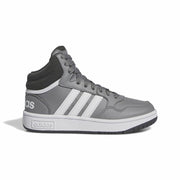 Chaussures de Sport pour Enfants Adidas Hoops 3.0 Mid Gris