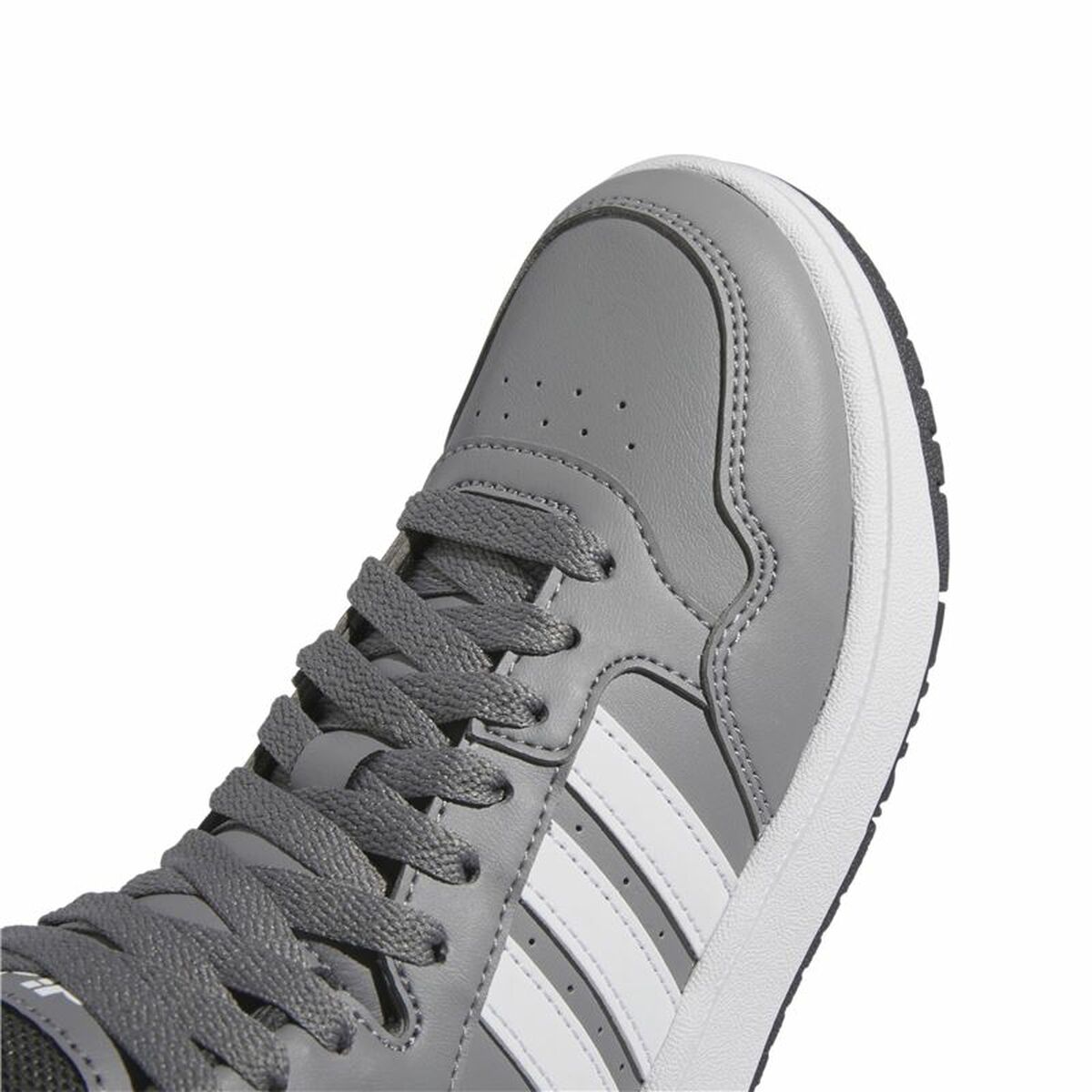 Chaussures de Sport pour Enfants Adidas Hoops 3.0 Mid Gris