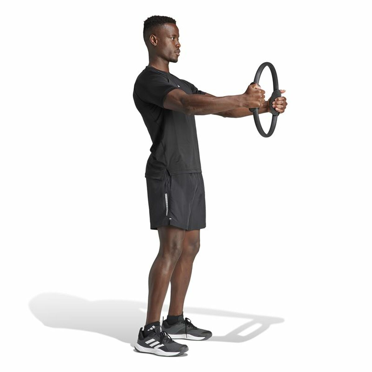 T-shirt à manches courtes homme Adidas Essentials Gym+ Noir