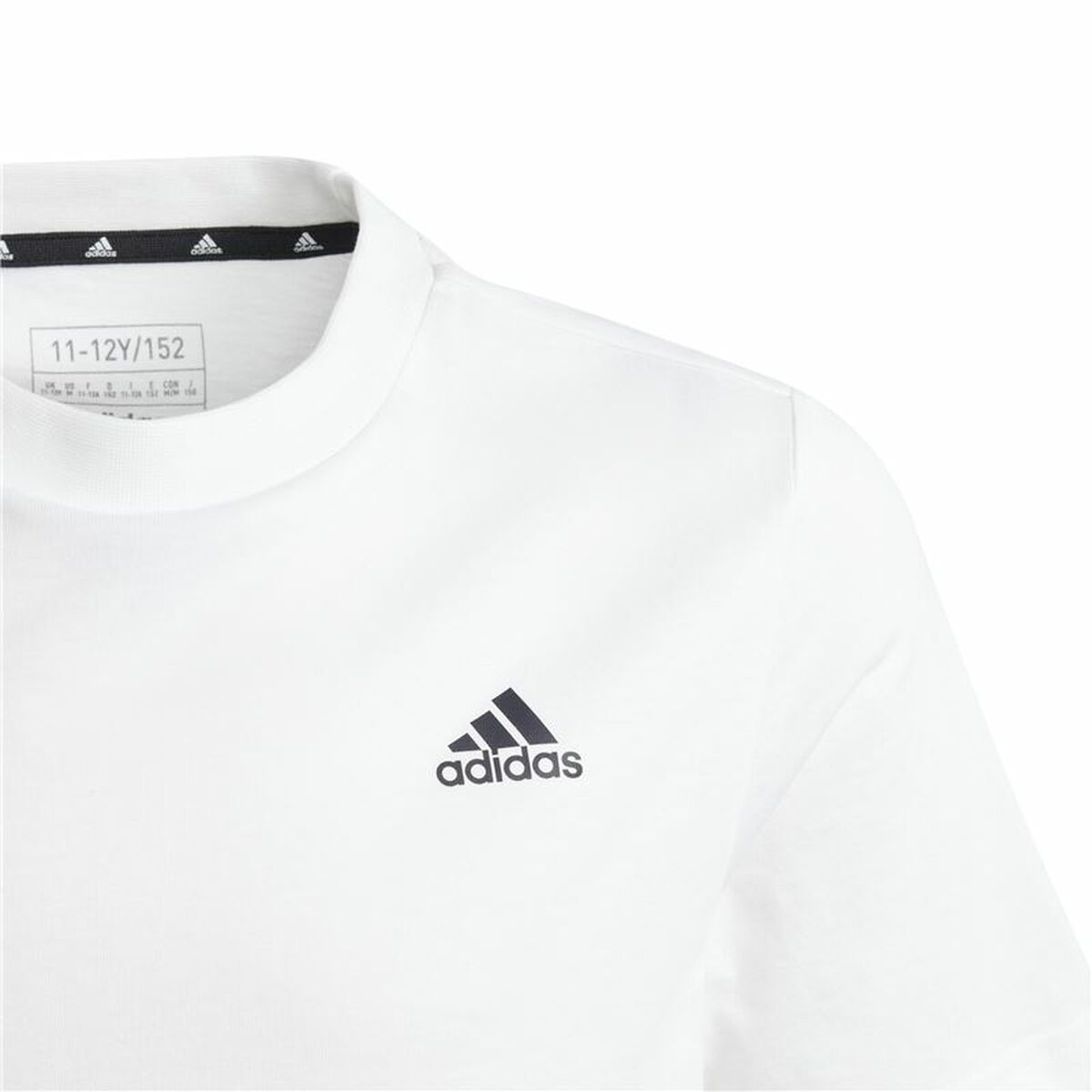 T shirt à manches courtes Enfant Adidas U Sl Blanc