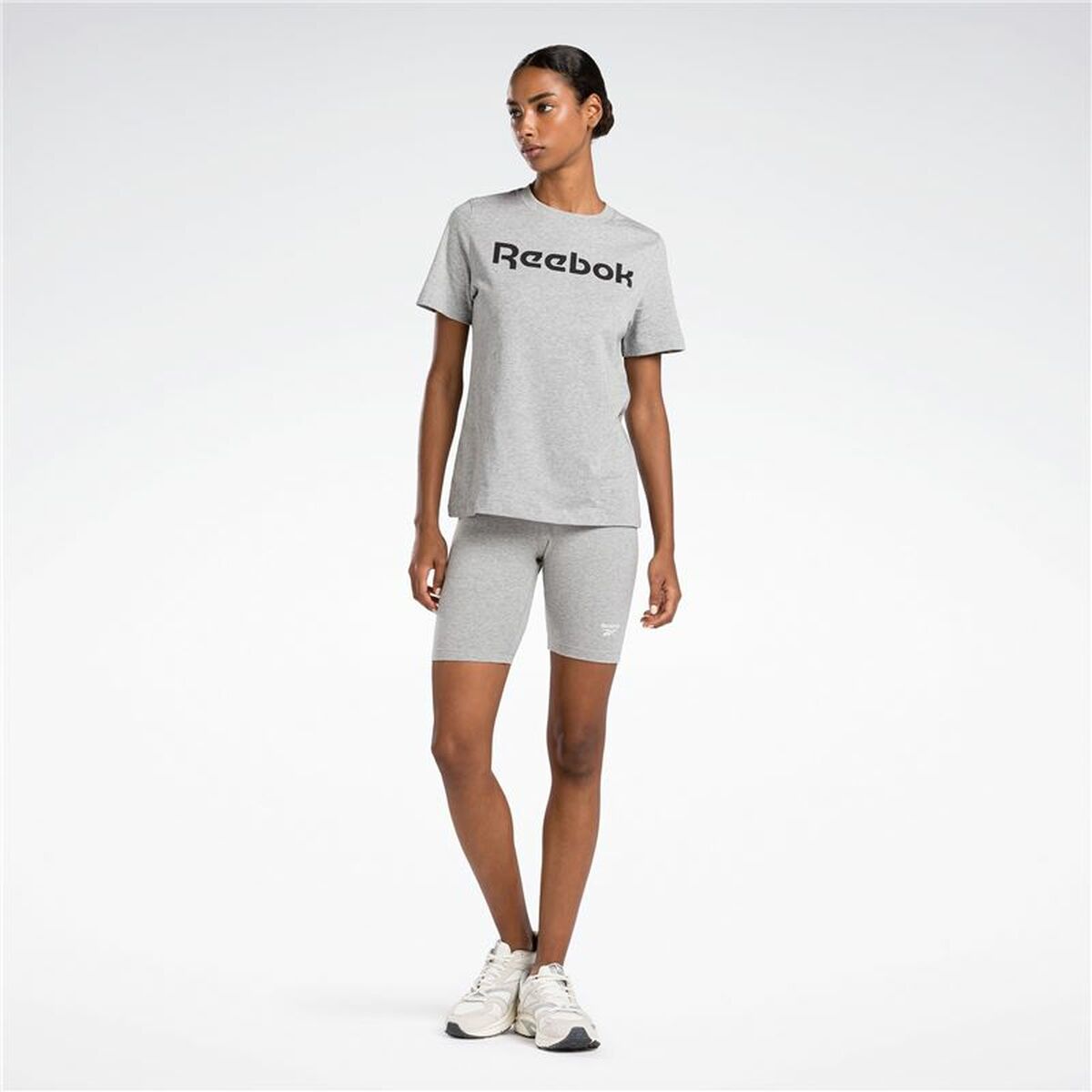 Legging Court de Sport Reebok Identity Sl Fitted Short Gris