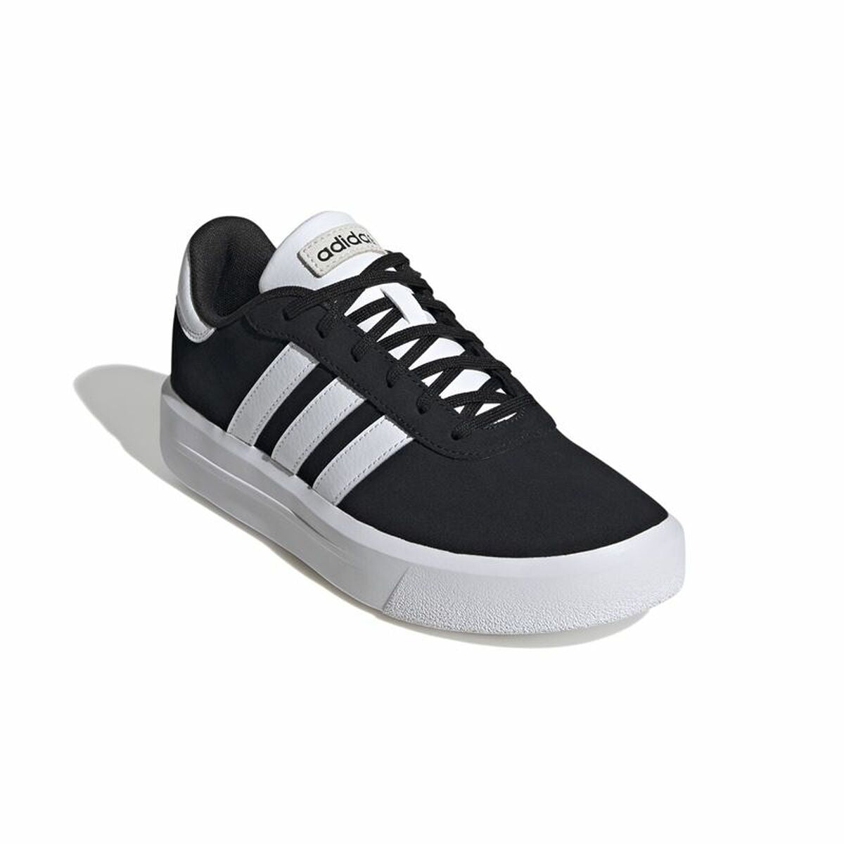Chaussures de sport pour femme Adidas Court Platform Suede Noir