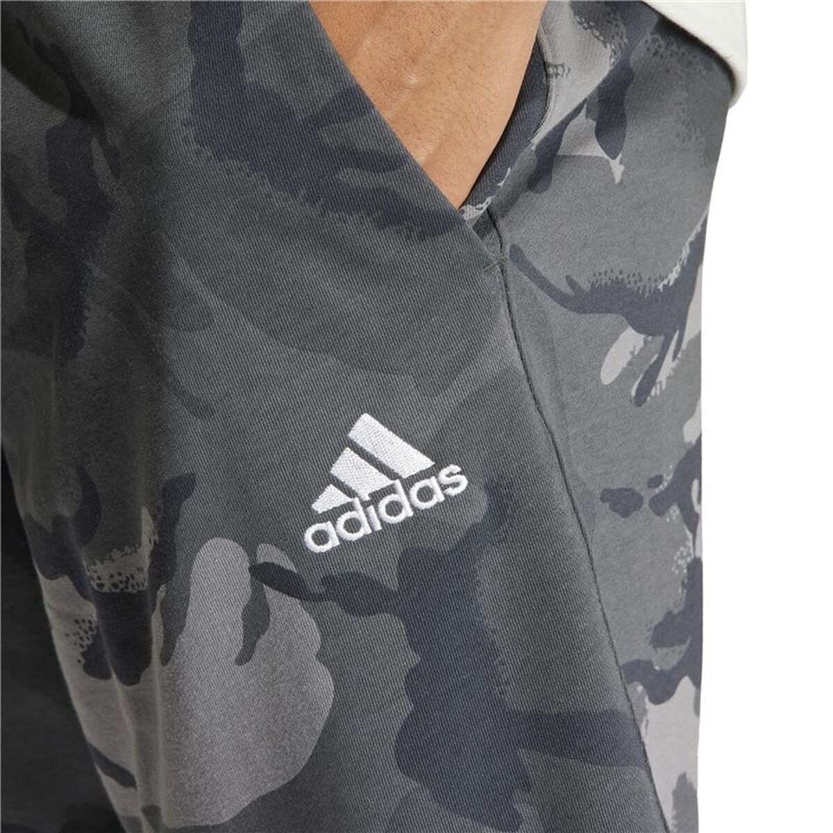 Short de Sport Adidas Camo Gris