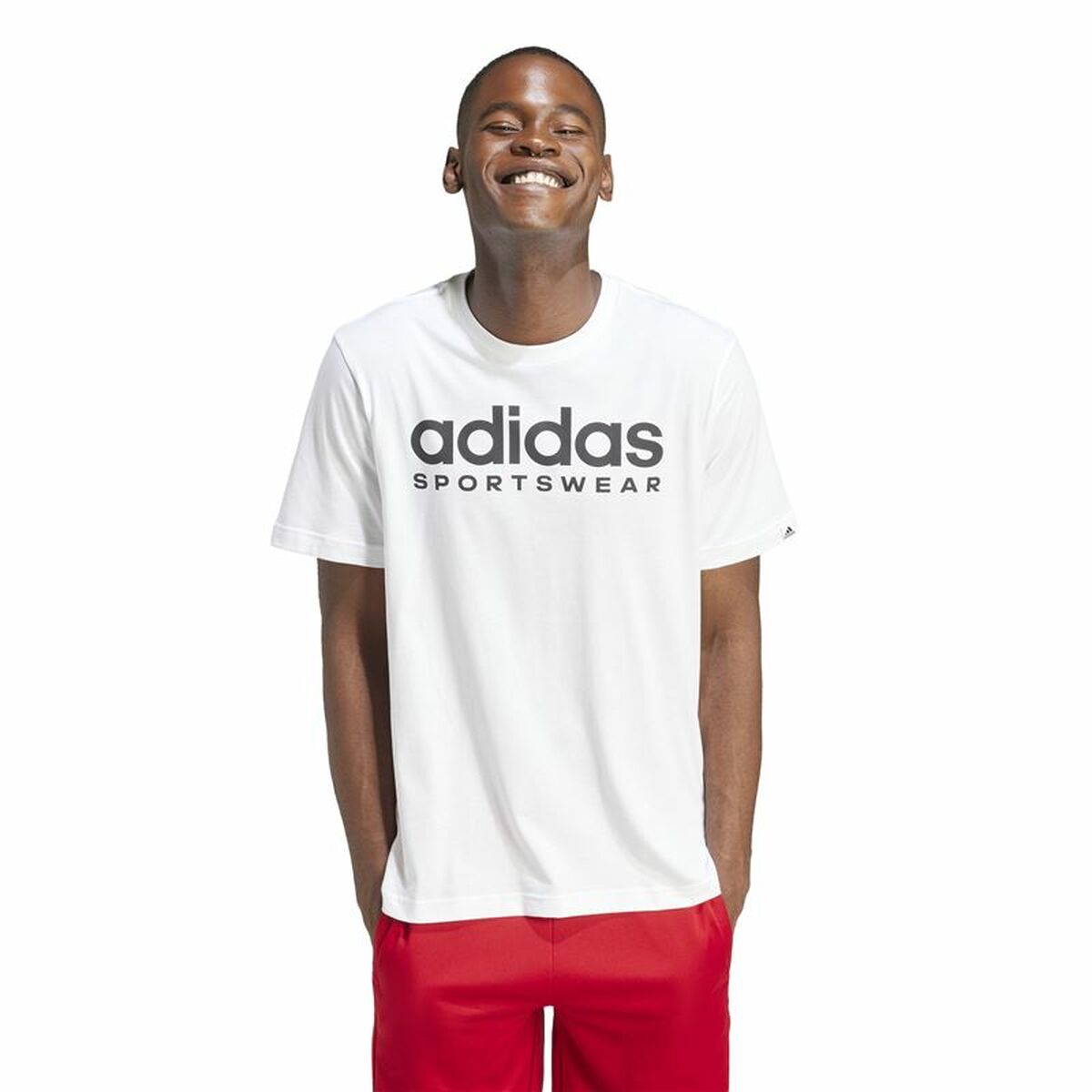 T-shirt à manches courtes homme Adidas Spw Blanc